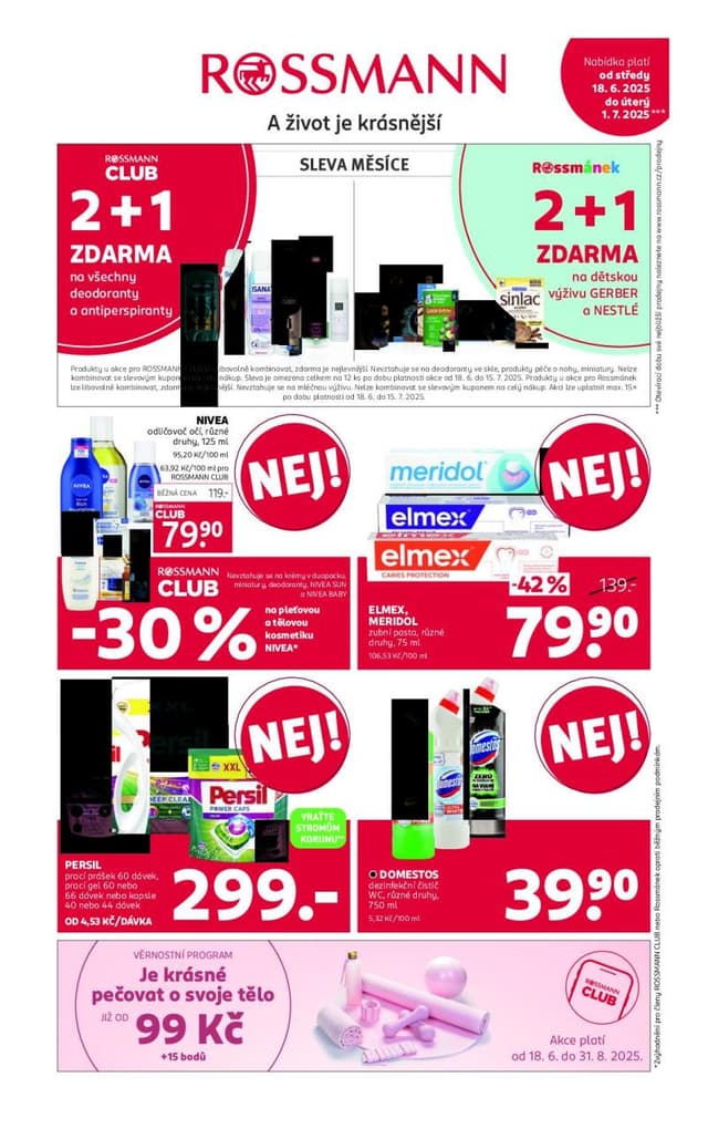 Rossmann drogerie leták 9. - 22.6.
